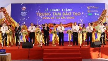 Hanoi FC khánh thành Trung tâm đào tạo bóng đá trẻ Bắc Giang