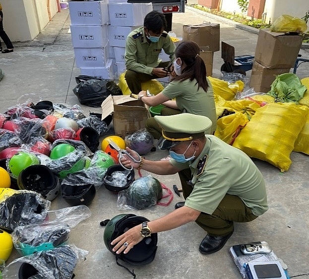 Cà Mau: Tiêu hủy tang vật bị tịch thu do vi phạm hành chính