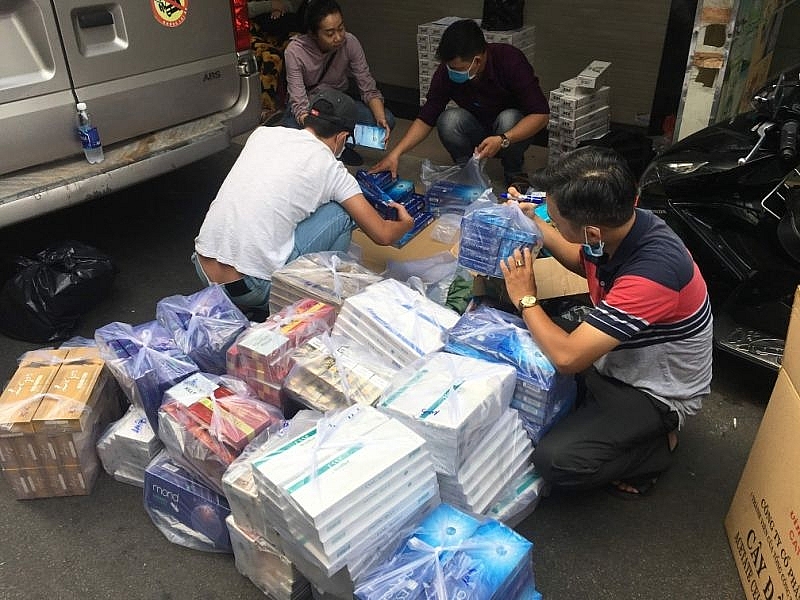 TP. HCM: Tạm giữ gần 5.000 bao thuốc lá điếu nhập lậu