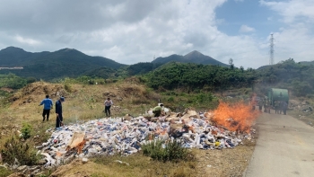 Khánh Hòa: Tiêu hủy gần 35.000 bao thuốc lá điếu nhập lậu bị tịch thu