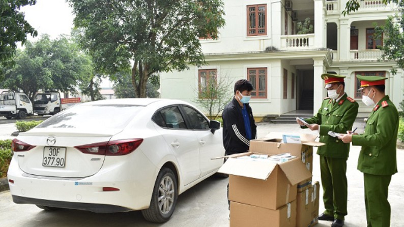 Ninh Bình: Phát hiện 2.000 que test nhanh Covid-19 không nguồn gốc