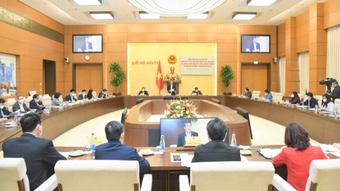 Đoàn giám sát của Quốc hội làm việc với Bộ Xây dựng về thực hiện Luật Quy hoạch