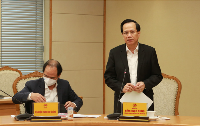 Bộ trưởng Bộ LĐTB&XH Đào Ngọc Dung đề nghị một số nhóm chỉ tiêu bắt buộc (y tế, giáo dục, văn hoá, an sinh xã hội, nhà ở…) trong Nghị quyết phải do Bộ trưởng bộ chuyên ngành chỉ đạo tổng kết - Ảnh: VGP Bộ trưởng Bộ LĐTB&XH Đào Ngọc Dung đề nghị một số nhóm chỉ tiêu bắt buộc (y tế, giáo dục, văn hoá, an sinh xã hội, nhà ở…) trong Nghị quyết phải do Bộ trưởng bộ chuyên ngành chỉ đạo tổng kết - Ảnh: VGP