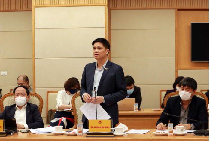 Phó Chủ tịch Tổng Liên đoàn Lao động Việt Nam Ngọ Duy Hiểu đề nghị tăng cường thực hiện các khảo sát thực tế, nghiên cứu để phát hiện những khía cạnh, vấn đề xã hội mới nổi - Ảnh: VGP Phó Chủ tịch Tổng Liên đoàn Lao động Việt Nam Ngọ Duy Hiểu đề nghị tăng cường thực hiện các khảo sát thực tế, nghiên cứu để phát hiện những khía cạnh, vấn đề xã hội mới nổi - Ảnh: VGP