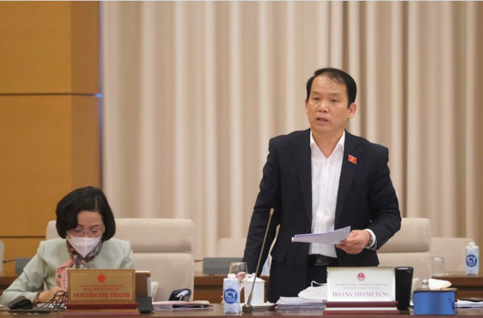 Chủ nhiệm Uỷ ban pháp luật Hoàng Thanh Tùng Chủ nhiệm Uỷ ban pháp luật Hoàng Thanh Tùng