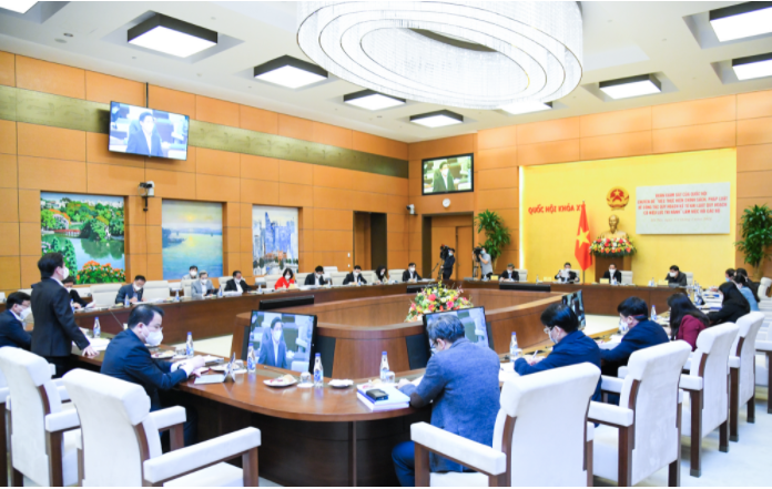 Toàn cảnh cuộc làm việc giữa Đoàn Giám sát của Quốc hội chuyên đề “Việc thực hiện chính sách, pháp luật về công tác quy hoạch kể từ khi Luật Quy hoạch có hiệu lực thi hành” với Bộ Giao thông Vận tải