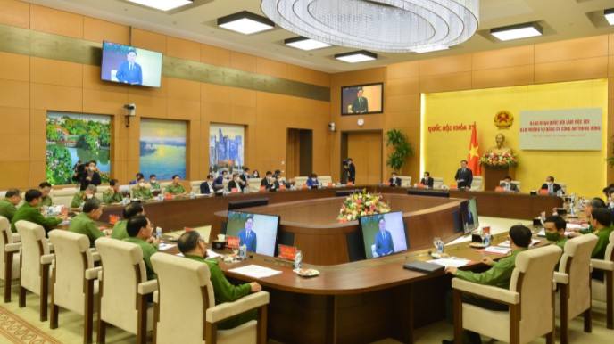 Đảng đoàn Quốc hội làm việc với Ban thường vụ Đảng ủy Công an Trung ương