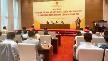 Họp báo: Công bố kết quả kỳ họp thứ 11, Quốc hội XIV