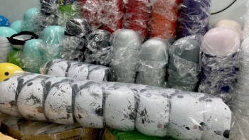 TP.HCM: Triệt phá xưởng sản xuất Nón Sơn giả với quy mô ‘khủng’