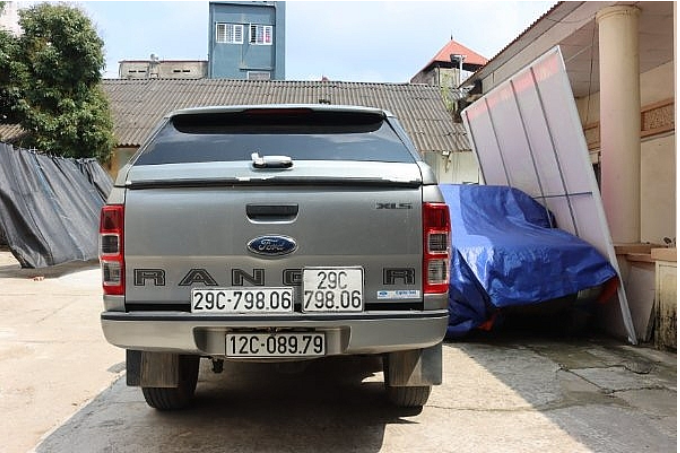 Phương tiện vi phạm. Ảnh QLTT