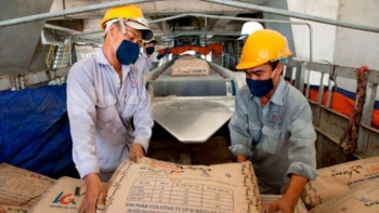 4 tháng, sản lượng tiêu thụ xi măng tăng 16,5% so với cùng kỳ