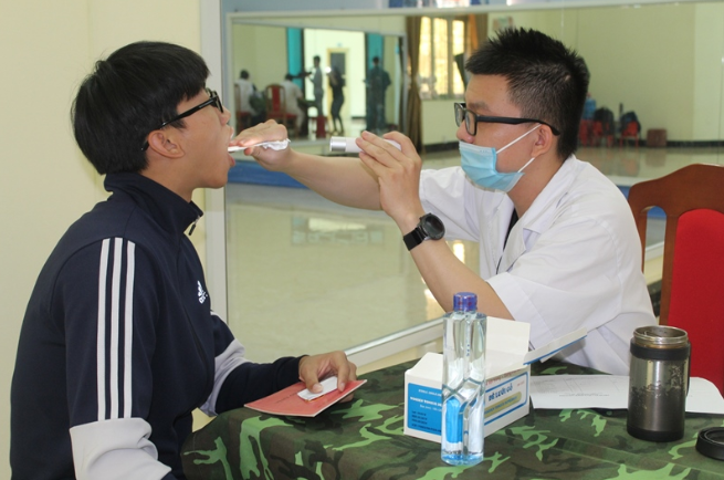 Khám sức khỏe thực hiện nghĩa vụ quân sự
