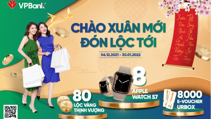 Chào Xuân Mới – Đón Lộc Tới, VPBank tung ngàn quà tặng tri ân khách hàng