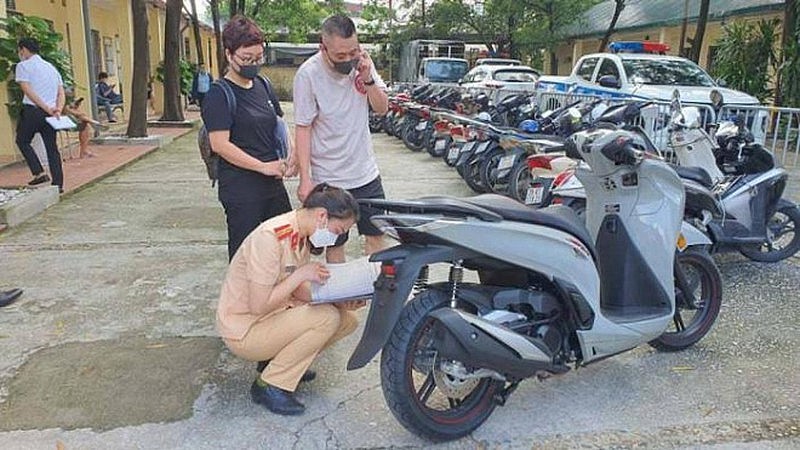 Từ ngày 21/5 có thể đăng ký xe máy tại công an xã