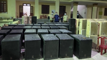 Ninh Bình: Tạm giữ số lượng lớn thiết bị âm thanh đã qua sử dụng