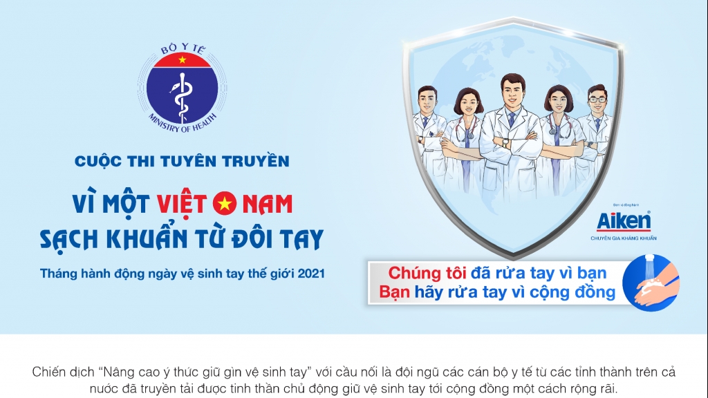 Bộ Y tế phát động “Tháng hành động hưởng ứng Ngày Vệ sinh tay Thế giới 5/5”