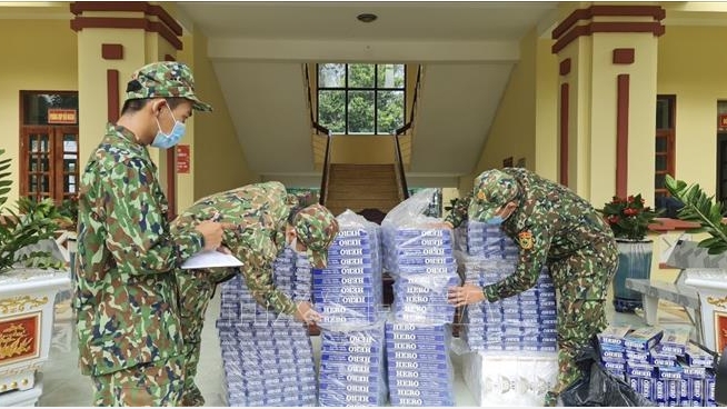 An Giang: Bắt giữ gần 5.000 gói thuốc lá ngoại nhập lậu