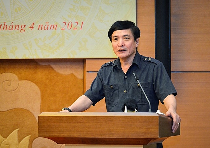 Tổng Thư ký Quốc hội, Chủ nhiệm Văn phòng Quốc hội, Chánh Văn phòng Hội đồng Bầu cử quốc gia Bùi Văn Cường