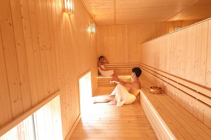 Một phòng xông hơi tại Yoko Onsen Quang Hanh