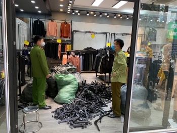 Vĩnh Phúc: Xử phạt 45 triệu đồng đối với cơ sở bán hàng hóa giả mạo nhãn hiệu nổi tiếng