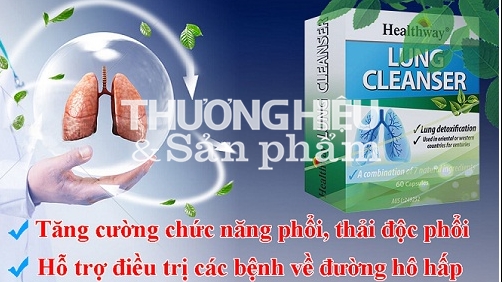 TPBVSK Healthway Lung Cleanser 60s được quảng cáo có công dụng như thuốc chữa bệnh?