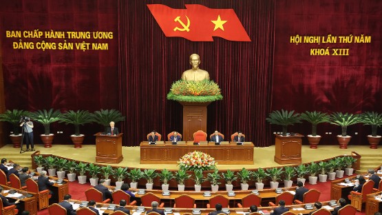 Ngày làm việc thứ hai của Hội nghị Trung ương 5 Khoá XIII