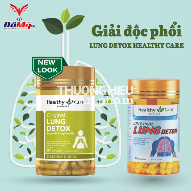 Cẩn trọng khi mua sản phẩm Healthy Care Original Lung Detox