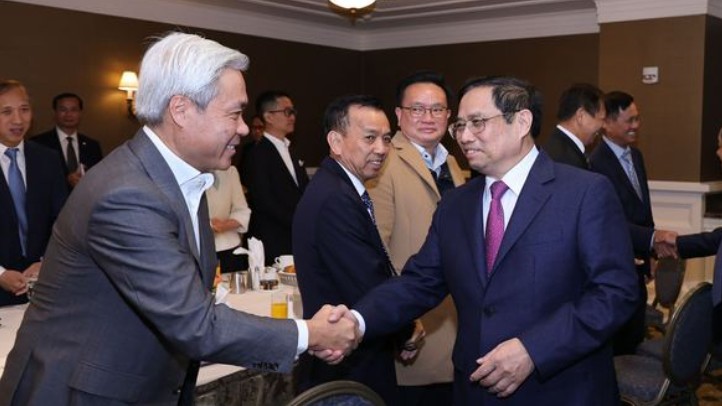 Thủ tướng gặp kiều bào tại Hoa Kỳ: 'Nước Việt Nam là một, dân tộc Việt Nam là một'