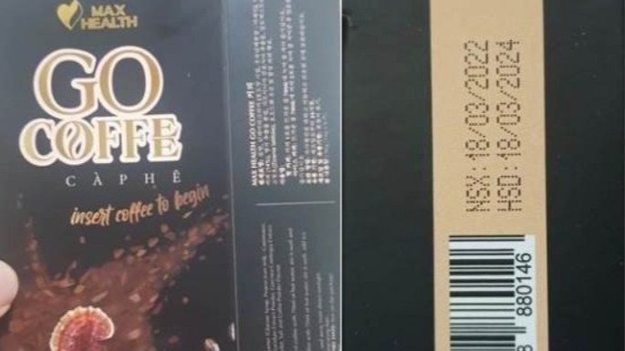 Cà phê Insert coffee to begin có chứa Sibutramin