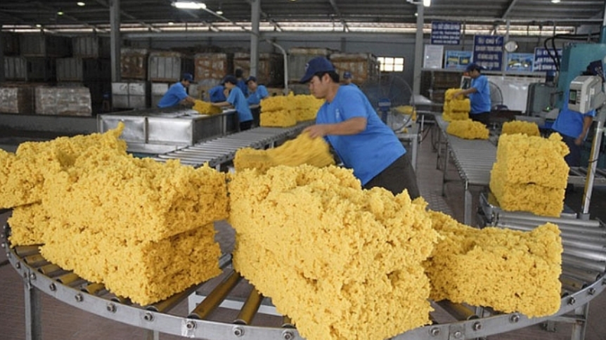 Xuất khẩu cao su tăng cao trong 5 tháng