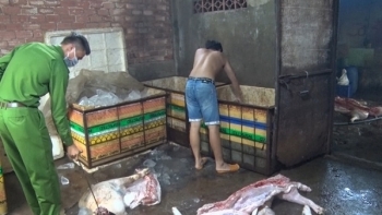Đồng Nai: Phát hiện gần 1 tấn thịt lợn "bẩn" chuẩn bị đưa đi tiêu thụ