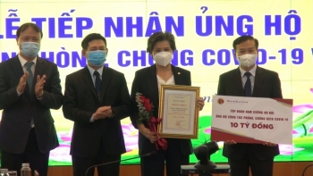 Tập đoàn Nam Cường trao 10 tỷ đồng ủng hộ Quỹ vắc xin phòng, chống Covid-19