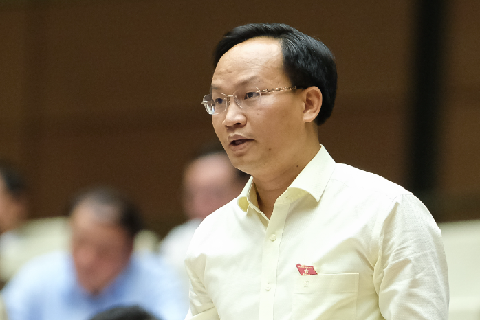 Đại biểu Phạm Văn Thịnh - Đoàn ĐBQH tỉnh Bắc Giang phát biểu