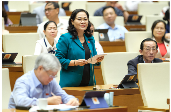 Đại biểu Nguyễn Thị Lệ - Đoàn ĐBQH Thành phố Hồ Chí Minh