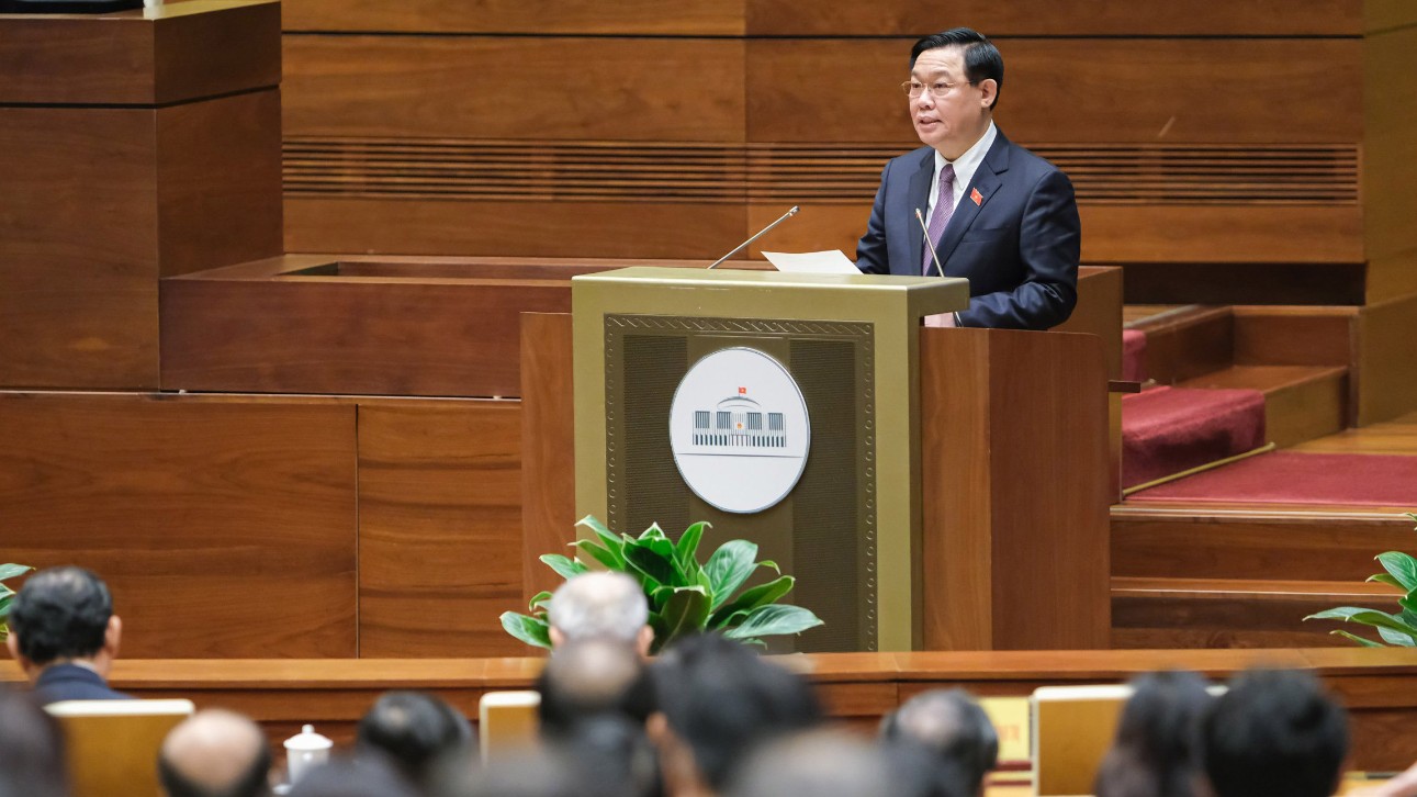 Chủ tịch Quốc hội Vương Đình Huệ: Kỳ họp thứ 3, Quốc hội khóa XV đã thành công tốt đẹp