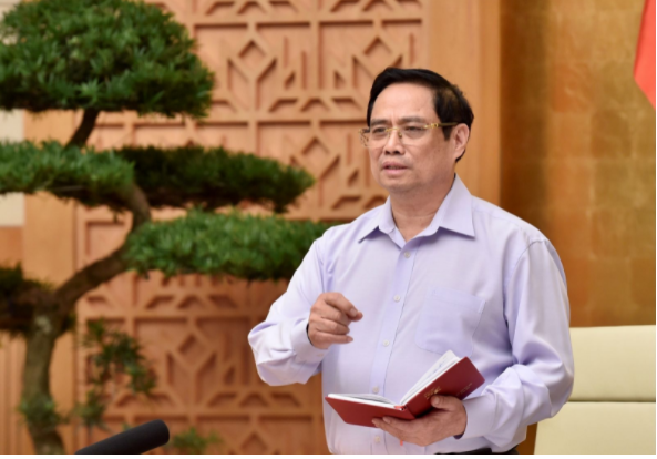 Thủ tướng Phạm Minh Chính yêu cầu, căn cứ tình hình thực tiễn để lãnh đạo, chỉ đạo, điều hành một cách linh hoạt, đúng hướng, kết hợp hài hòa, hợp lý, hiệu quả giữa chống dịch và phát triển kinh tế - xã hội. - Ảnh: VGP/Nhật Bắc