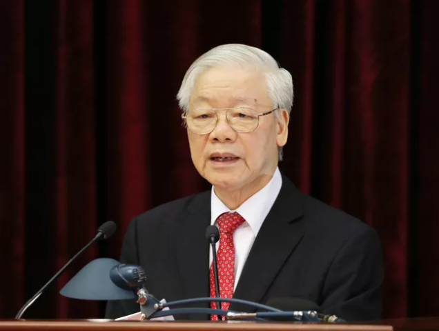 Tổng Bí thư Nguyễn Phú Trọng phát biểu bế mạc Hội nghị (Ảnh: TTXVN) Tổng Bí thư Nguyễn Phú Trọng phát biểu bế mạc Hội nghị (Ảnh: TTXVN)