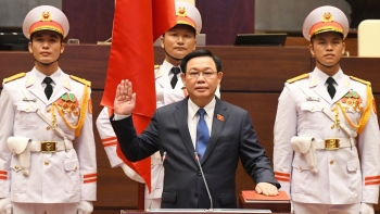 Đồng chí Vương Đình Huệ tuyên thệ nhậm chức Chủ tịch Quốc Hội Khóa XV