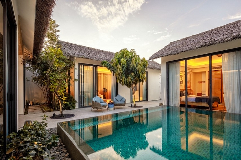 New World Phu Quoc Resort được thiết kế theo phong cách làng biển ấn tượng