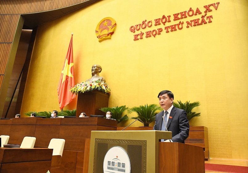 Tổng Thư ký Quốc hội, Chủ nhiệm Văn phòng Quốc hội Bùi Văn Cường phát biểu
