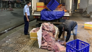 Cần Thơ: Thu giữ trên 200kg thực phẩm đông lạnh không rõ nguồn gốc