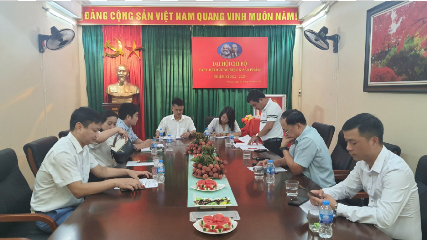 Đại hội Chi bộ Tạp chí Thương hiệu và Sản phẩm nhiệm kỳ 2022-2025