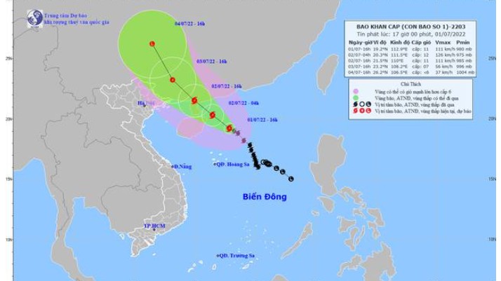 Công điện của Thủ tướng Chính phủ yêu cầu tập trung ứng phó bão số 1 và mưa lũ