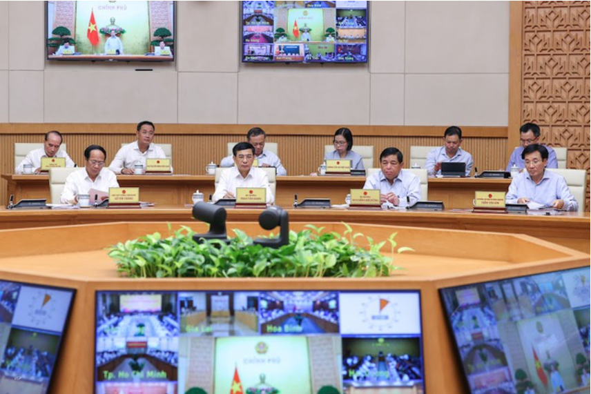 Các thành viên Chính phủ dự phiên họp - Ảnh: VGP/Nhật Bắc