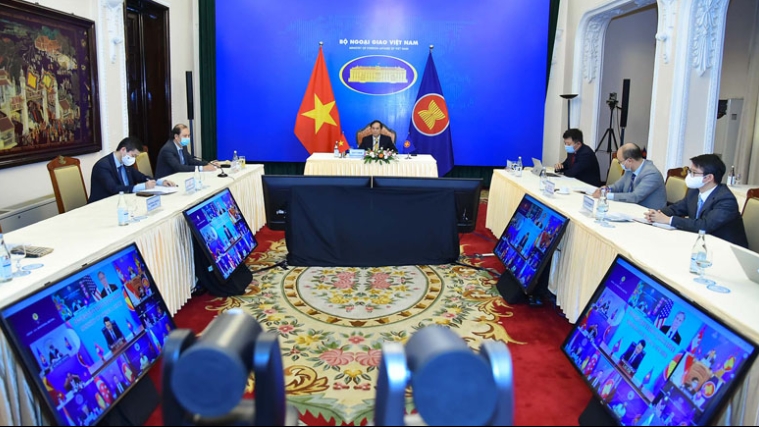 Bộ trưởng Bùi Thanh Sơn đề nghị Hoa Kỳ sớm chuyển giao công nghệ sản xuất vaccine cho các nước ASEAN