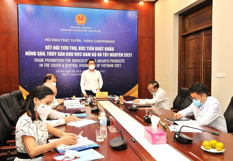 Kết nối tiêu thụ, xúc tiến xuất khẩu nông sản, thủy sản khu vực Nam Bộ và Tây Nguyên 2021