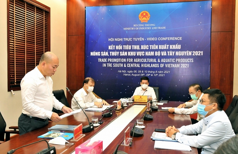 Kết nối tiêu thụ, xúc tiến xuất khẩu nông sản, thủy sản khu vực Nam Bộ và Tây Nguyên 2021