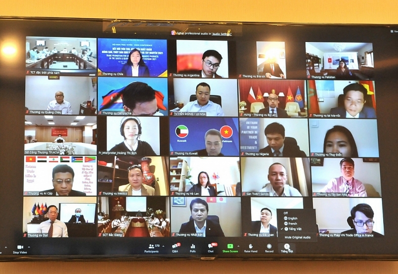 Kết nối tiêu thụ, xúc tiến xuất khẩu nông sản, thủy sản khu vực Nam Bộ và Tây Nguyên 2021