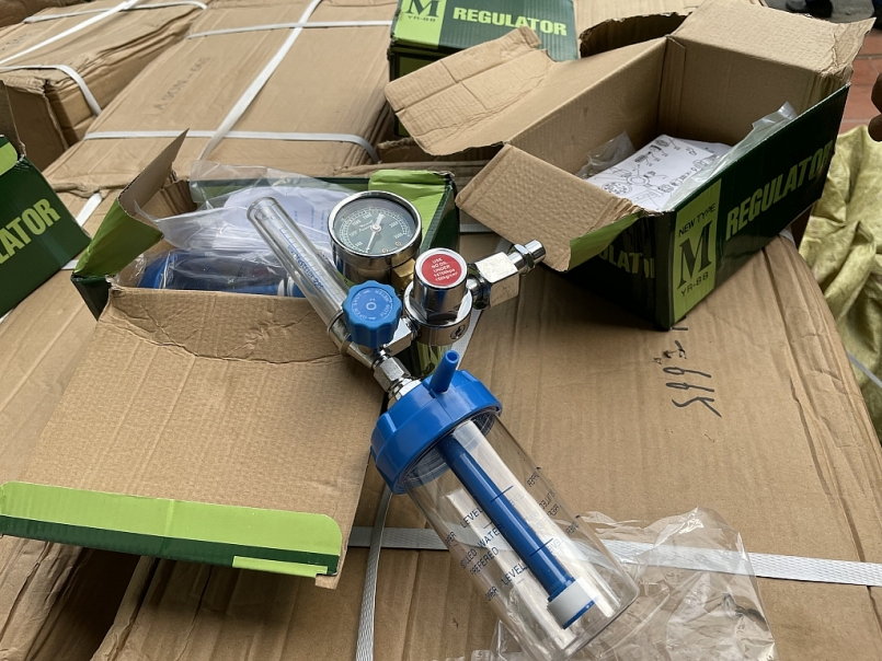 bộ van máy thở không rõ chất lượng 