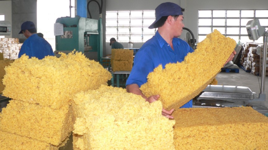 Trung Quốc nhập khẩu mạnh cao su từ Việt Nam